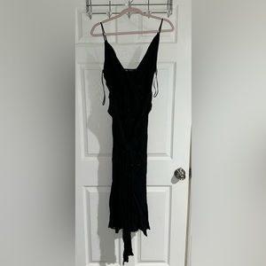 Zara black dress with dots size S